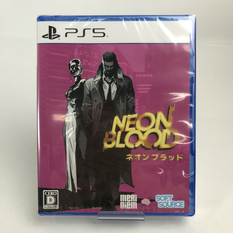 【中古美品】 未使用 未開封 PlayStation5 PS5 プレイステーション5 プレステ5 ソフト Neon Blood ネオン ブラッド [CERO区分_D / 17歳以上対象] 026-251107-mh-58-fuz 万代Net店