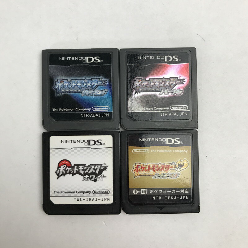 【中古美品】 動作確認済み Nintendo DS ニンテンドー ディーエス ソフト 4本 まとめ セット ポケットモンスター 023-251107-mh-55-fuz 万代Net店