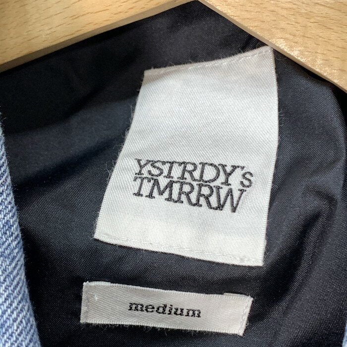 【中古品】【メンズ】 YSTRDY'S TMRRW DENIM DOCKING LS SHIRT 長袖シャツ ブランド 古着 140-251122-gm-05-fuz サイズ：M カラー：インディゴ 万代Net店