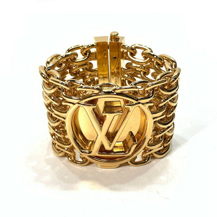 【中古品】【メンズ/レディース】 LOUIS VUITTON ルイ・ヴィトン M64283 スプール・ルイーズ バングル ..