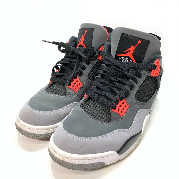 【中古品】【メンズ】 NIKE ナイキ DH6927-061 AIR JORDAN 4 RETRO "INFRARED 23" エアジョーダン 4 スニーカー 160-251221-gm-01-fuz サイズ：29cm カラー：グレー 万代Net店
