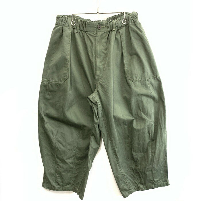  ISNESS 1006SSBALOONPT01 BALLOON BAKER PANTS バルーンベイカーパンツ ブランド 古着 151-251228-gm-30-fuz サイズ：M カラー：カーキ 万代Net店