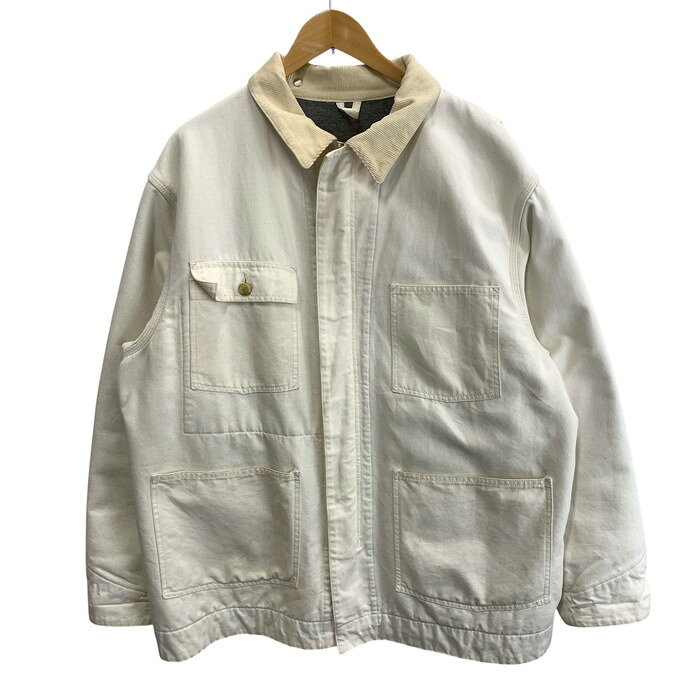  READYMADE UNUSED DUCK COVERALL アンユーズド ダック カバーオール ジャケット ブランド 古着 142-260104-gm-20-fuz サイズ：4 カラー：ホワイト 万代Net店