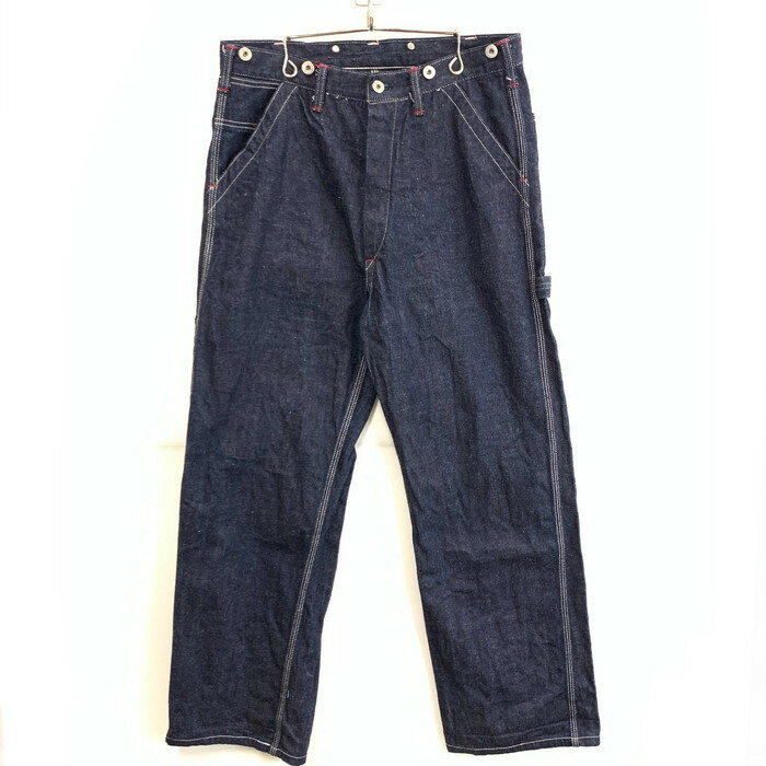日本製 ウエアハウス ハードウォッシュ加工 デニム ペインターパンツ W34 日本製 ウエアハウス ハードウォッシュ加工 デニム ペインターパンツ W34