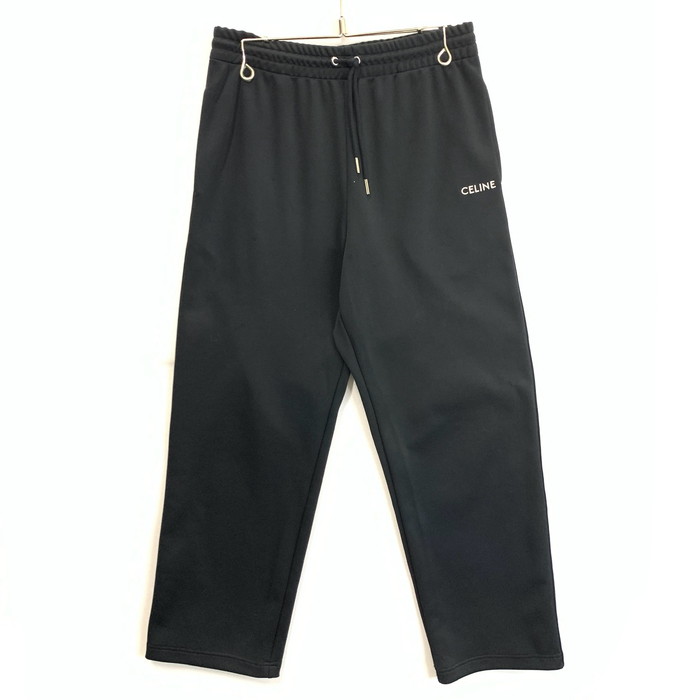 ������ʡۡڥ�󥺡� CELINE ���꡼�� DOUBLE��FACED JERSEY PANTS 2Z12121O ���֥� �ե����� ���㡼���ѥ�� �ܥȥॹ ...