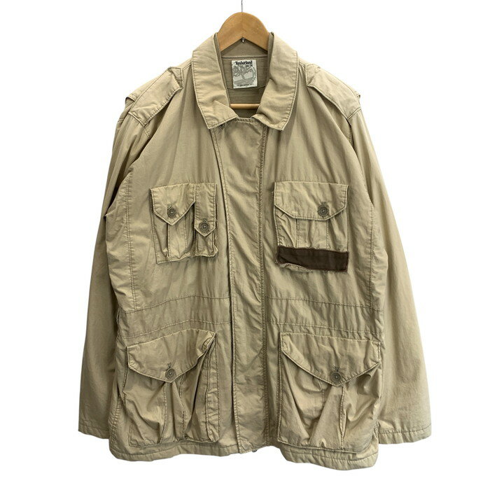 【中古品】【メンズ】 Timberland ティンバーランド ジャケット アウター ブランド 古着 144-260125-gm-09-fuz サイズ：M カラー：ベージュ 万代Net店