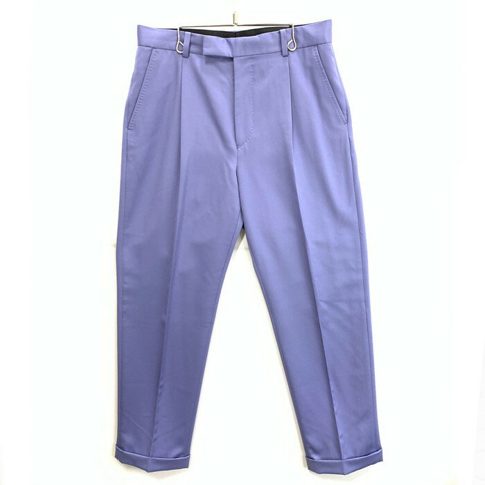 Rakuten - 楽天スーパーSALE 10%OFF~【中古品】【メンズ】 WACKO MARIA ワコマリア GUILTY PARTIES PLEATED TROUSERS TYPE-2 パンツ スラックス ボトムス ブランド 古着 22FW 153-260328-gm-41-fuz サイズ：M カラー：パープル 万代Net店
