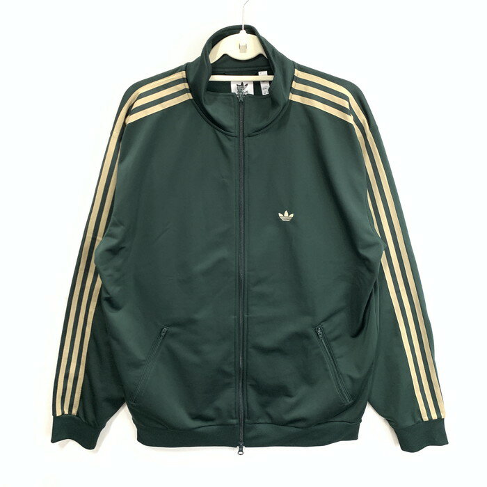 【中古品】【メンズ】 adidas アディダス IN1001 BECKENBAUER TRACKTOP "SHADOW GREEN" トラックジャケット ジャージ ブランド 古着 148-260404-gm-04-fuz サイズ：M カラー：グリーン 万代Net店（楽天・万代Net店）