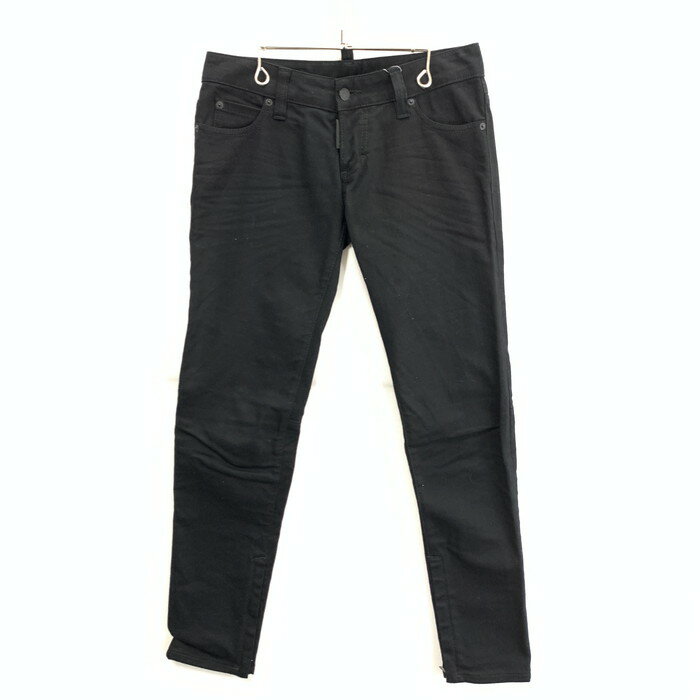 Rakuten - 【中古品】【メンズ】 DSQUARED2 ディースクエアード S75LA0246 スキニージーンズ デニムパンツ ブランド 古着 152-260411-gm-14-fuz サイズ：40 カラー：ブラック 万代Net店