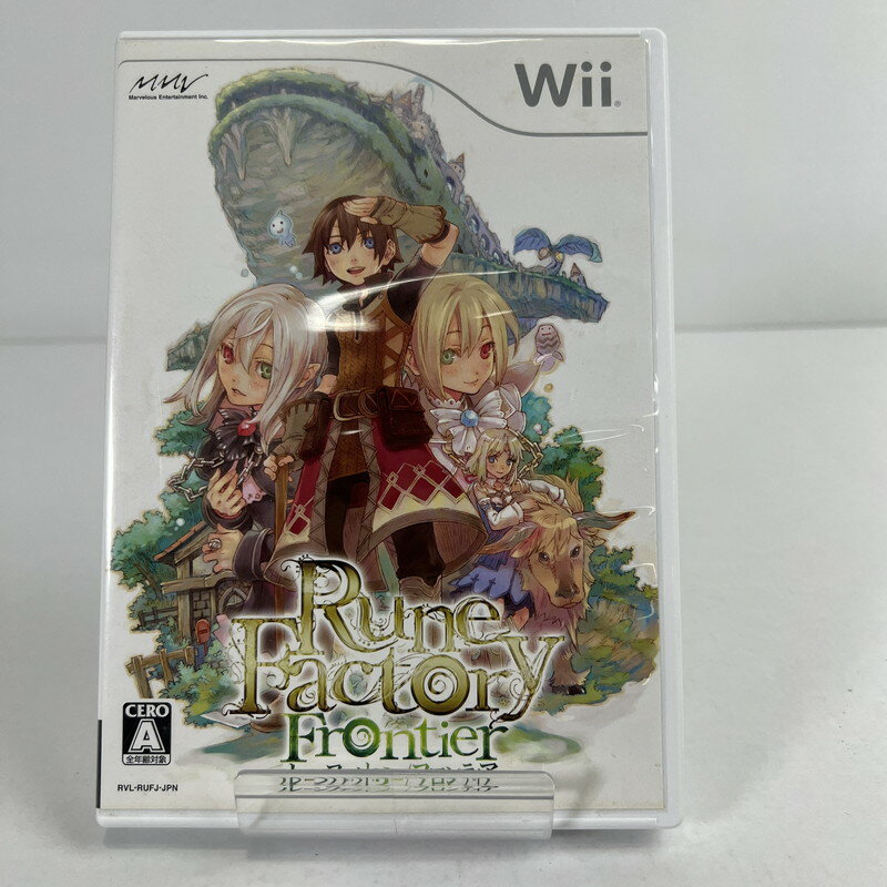 【中古品】 Nintendo Wii ニンテンドー ウィー ソフト ルーンファクトリー フロンティア CERO区分_A / 全年齢対象商品 028-260607-mh-10-fuzh 万代Net店
