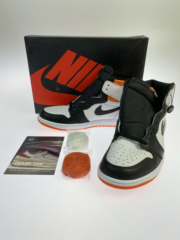 Rakuten - 【中古美品】【メンズ】 NIKE ナイキ AIR JORDAN 1 RETRO HIGH OG 555088-180 エアジョーダン 1 レトロ ハイ オリジナル スニーカー 靴 160-260607-SH-25-hon カラー：WHITE/BLACK-ELECTRO ORANGE 万代Net店