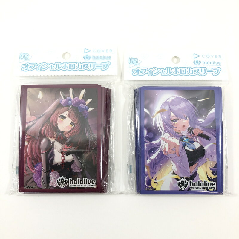 【未使用品】 未開封 hololive オフィシャルホロカスリーブ 2個セット ロボ子さん ムーナ・ホシノヴァ Vtuber プロテクター シールド カードサプライ 081-260709-SH-02-HON 万代Net店