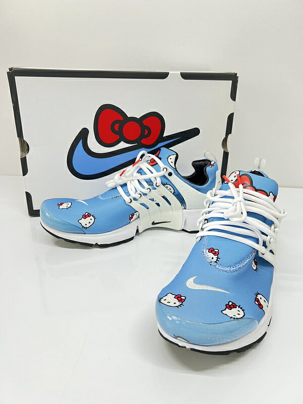 NIKE ナイキ×HELLO KITTY ハローキティ 別注 コラボ AIR PRESTO QS DV3770-400 エアプレスト クイックストライク スニーカー 靴 シューズ 160-260822-SH-09-hon サイズ：29cm US11 カラー：ブルー/ホワイト 万代Net店