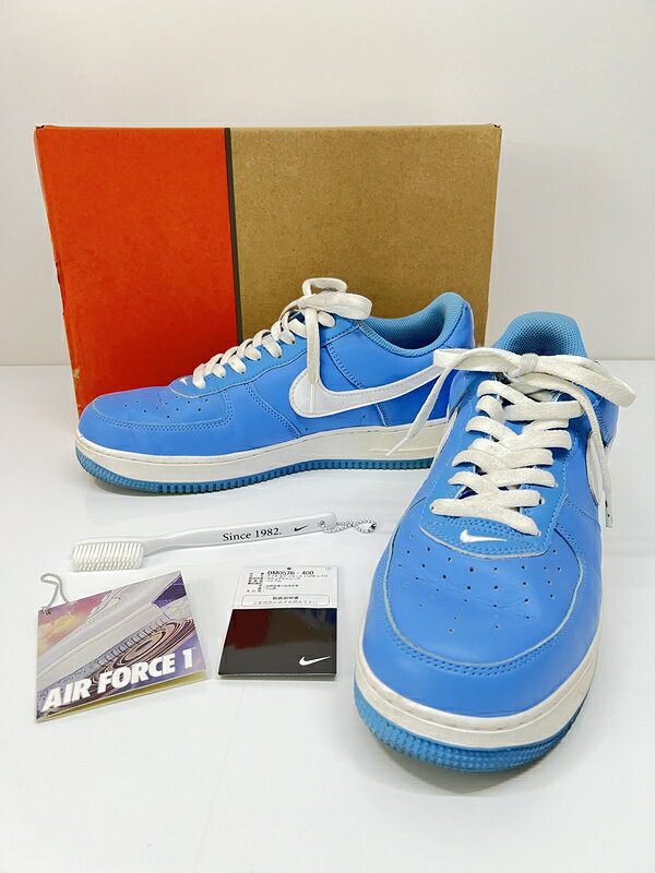 NIKE ナイキ AIR FORCE 1 LOW RETRO COLOR OF THE MONTH DM0576-400 エアフォース1LOWレトロカラーオブザマンス スニーカー 靴 160-260822-YS-07-hon サイズ：28.5 カラー：UNIVERSITY BLUE/WHITE 万代Net店
