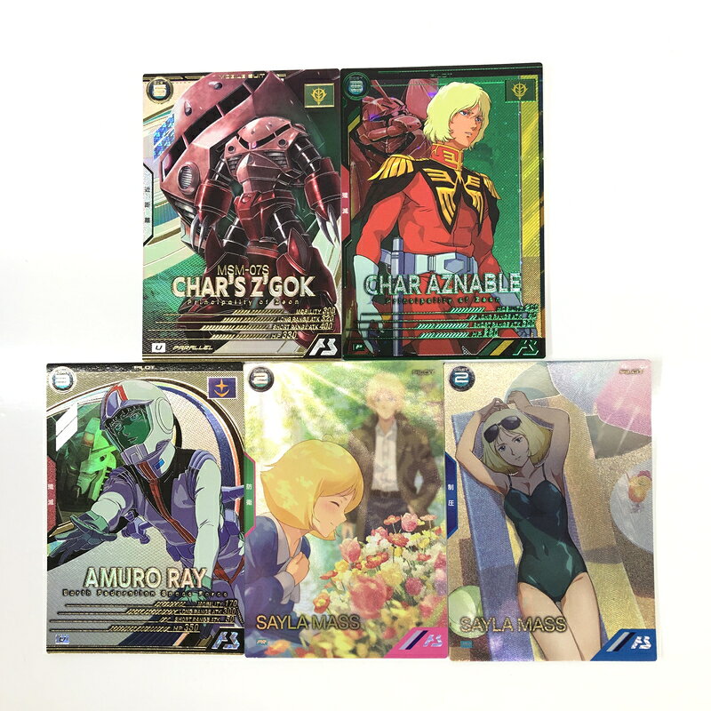 【中古品】 ガンダムアーセナルベース 1stガンダムシリーズ パイロット&MS 計5枚 まとめ トレーディングカード トレカ 078-260910-AS-23-hon 万代Net店