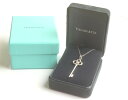 【中古美品】【レディース】 TIFFANY&Co. ティファニー クラウン キー ネックレス K18WG ダイヤモンド 4.6g 182-250907-SS-01-ich 万代Net店