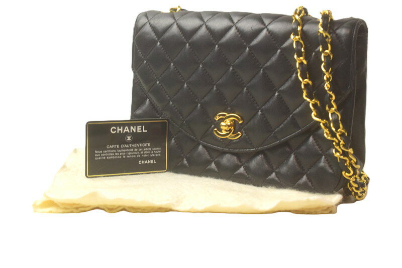 【中古品】【レディース】 CHANEL シャネル マトラッセ シングルフラップ チェーンショルダー ラムスキン 180-251102-SS-02-ich 万代Net店(4)