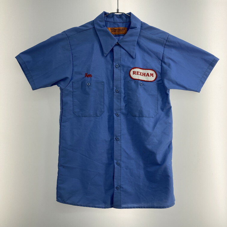 Rakuten - 【中古品】【メンズ】 WEAR GUARD S/S WORK SHIRT ワークシャツ 146-260310-WA-01-iwa サイズ：L カラー：ライトブルー 万代Net店