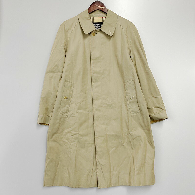 【中古】【メンズ】 BURBERRY バーバリー ステンカラーコート アウター 141-240409-mk-23-izu カラー：ベージュ 万代Net店