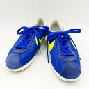 【中古】【メンズ】 NIKE ナイキ CLASSIC CORTEZ NYLON AW 844855-470 クラシック コルテッツ ナイロン スニーカー シューズ 靴 160-240415-mk-15-izu サイズ：27cm カラー：VARSITY ROYAL/VOLT-SAIL 万代Net店