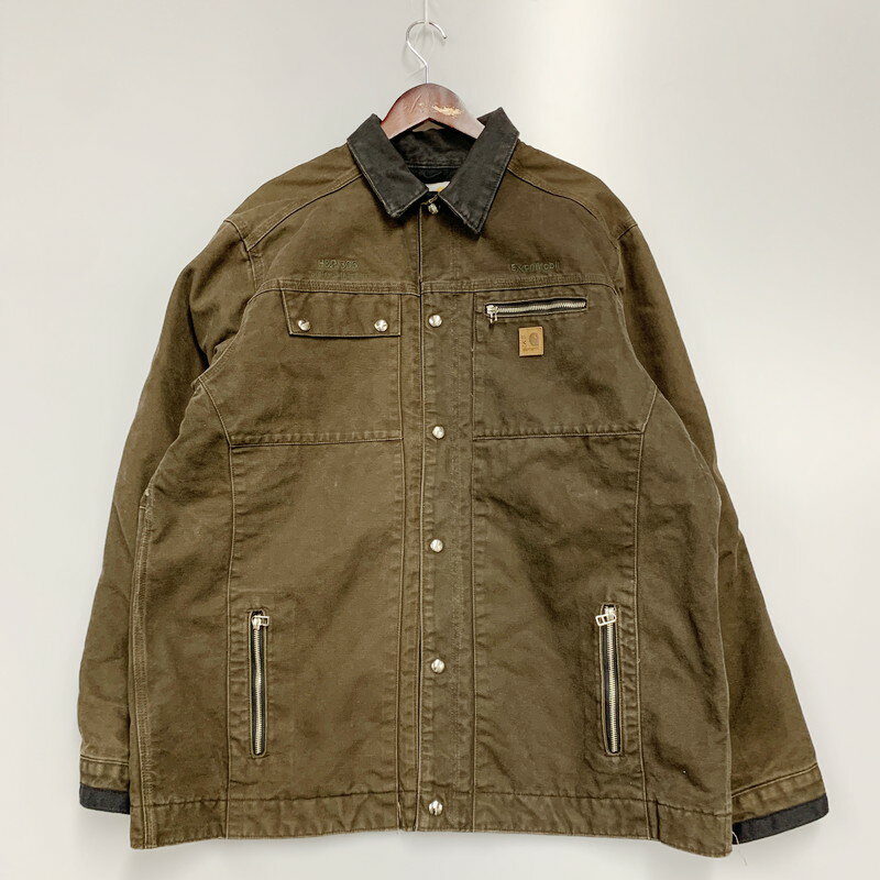 yÁzyYz Carhartt J[n[g Sandstone Multi Pocket Jacket J285 }`|PbgThXg[WPbg AE^[ 146-240422-ay-10-izu TCYFXL J[FuE NetX