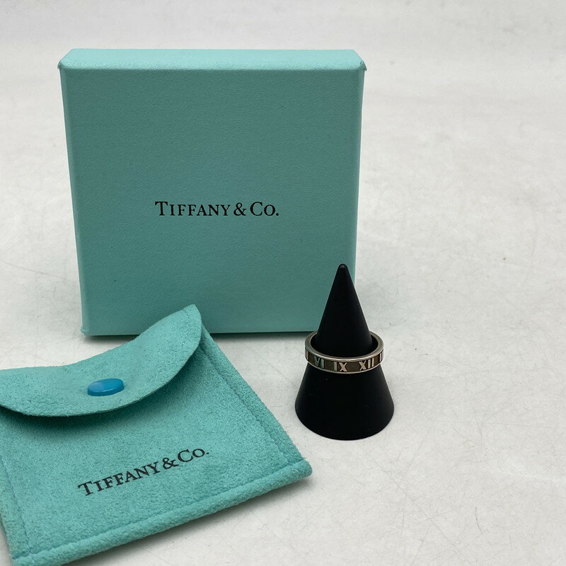 【中古】【メンズ/レディース】 TIFFANY&Co. ティファニー アトラスリング 指輪 アクセサリー 192-240422-mk-23-izu カラー：シルバー 14号 万代Net店