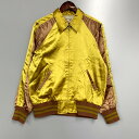 【中古】【メンズ】 Dry Bones ドライボーンズ TWO TONE JACKET THE WANDERERS ツートーン ワンダラーズ スカジャン ジャケット アウター 145-240425-mk-06-izu サイズ：38 カラー：イエロー 万代Net店