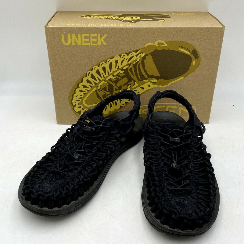 楽天万代Net店【中古】【メンズ】 KEEN キーン UNEEK MONO PACK 1014097 ユニークモノパック 靴 シューズ サンダル スポサン アウトドア 164-240428-mk-25-izu サイズ：28.5cm カラー：ブラック 万代Net店