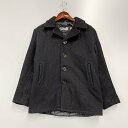 【中古】【メンズ】 schott ショット PEA JACKET ピーコート USA製 アウター 145-240429-ay-19-izu サイズ：38 カラー：ブラック 万代Net店