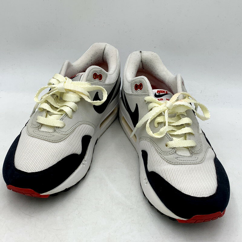  AIR MAX 1 OG ANNIVERSARY 908375-104 エアマックス 1 アニバーサーリー スニーカー シューズ 靴 160-240429-mk-05-izu サイズ：27.5cm カラー：WHITE/DARK OBSIDIAN 万代Net店