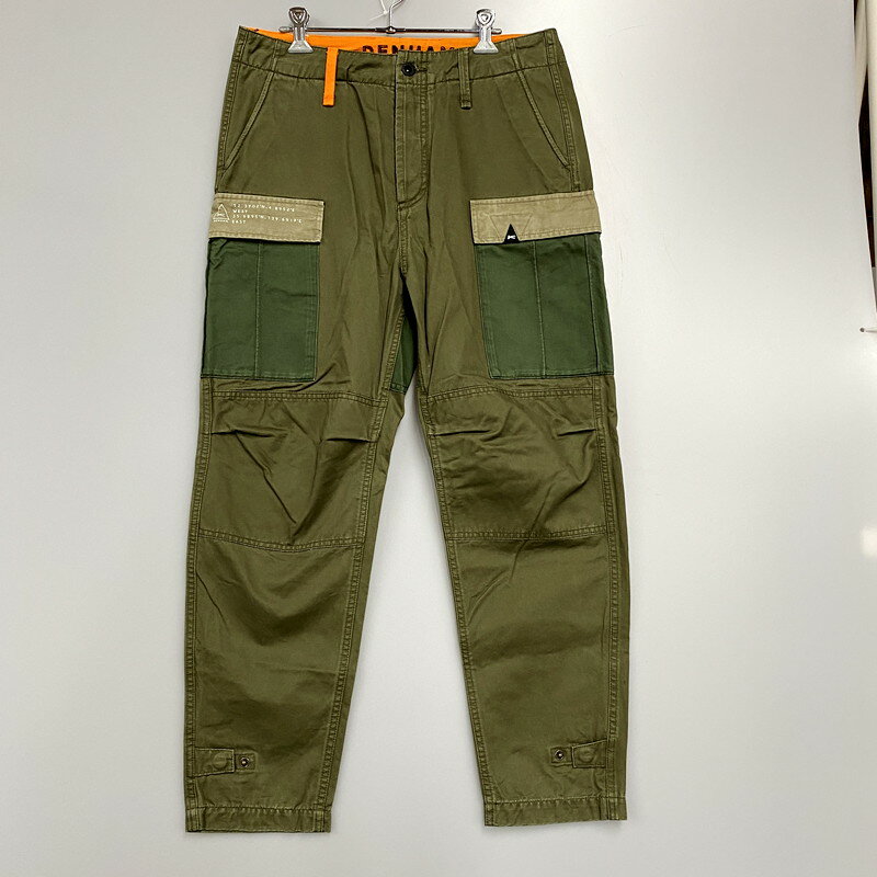 【中古】【メンズ】 DENHAM NATO PANT AM 27190-1-10071 NATO PANT AM デンハム 切替カーゴパンツ ボトムス 152-240430-mk-43-izu サイズ：30×32 カラー：カーキ 万代Net店