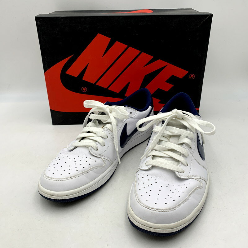 šۡڥ󥺡 NIKE ʥ AIR JORDAN 1 RETRO LOW 705329-106 硼1 ȥ LOW ꥸʥ ˡ 塼  160-240504-mk-07-izu 28.5cm 顼WHITE/MIDNIGHT NAVY NetŹ