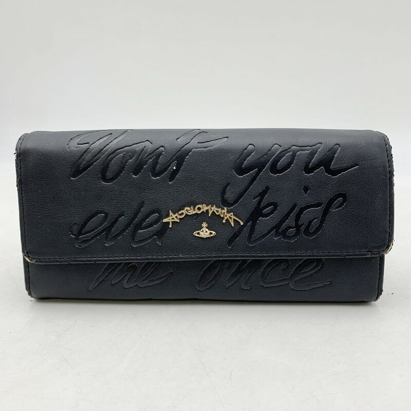 【中古】【メンズ/レディース】 Vivienne Westwood ヴィヴィアンウエストウッド ANGLOMANIA アングロマニア 長財布 181-240505-mk-35-izu カラー：ブラック 万代Net店