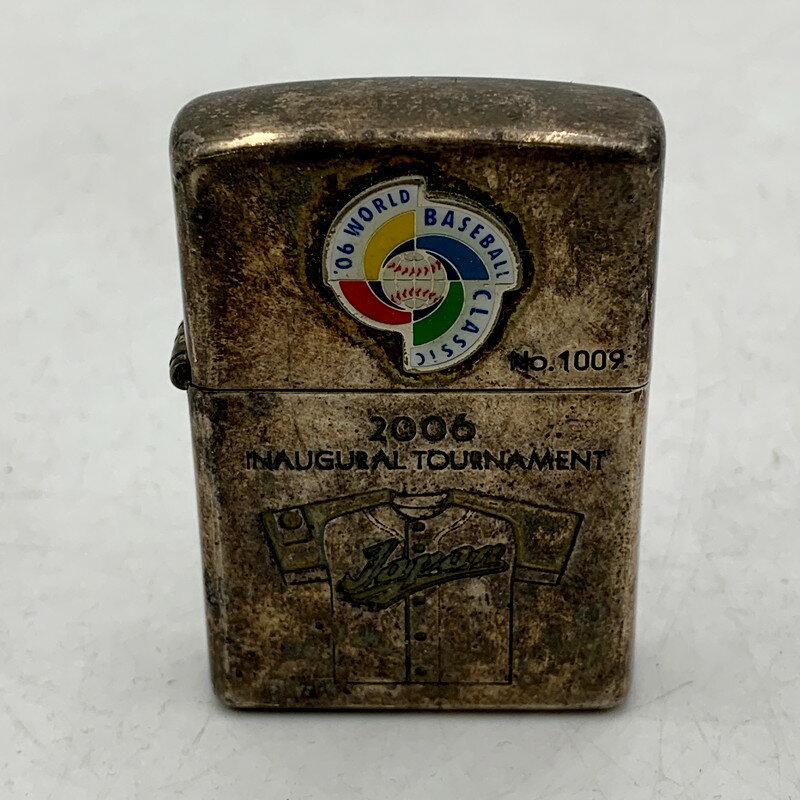 【中古】【メンズ/レディース】 ZIPPO ジッポ 2006 WORLD BASEBALL CLASSIC ワールド・ベースボール・クラシック 記念 オイルライター 喫煙具 206-240506-hi-06-izu カラー：シルバー 万代Net店