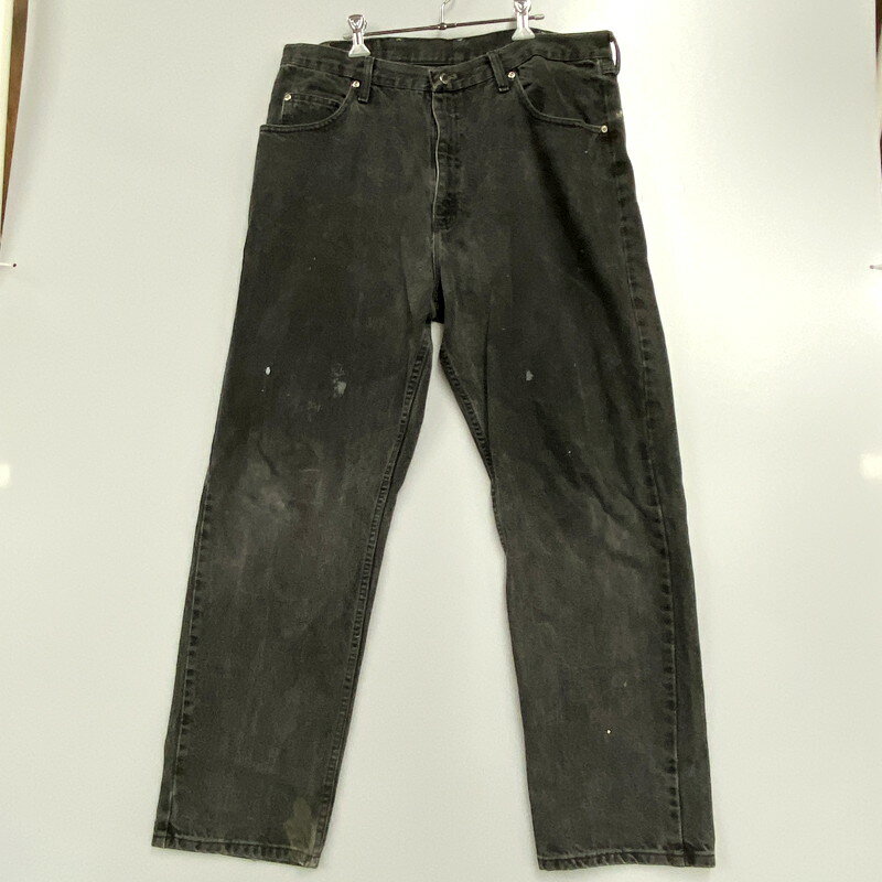 【中古】【メンズ】 Wrangler ラングラー 97601CB デニムパンツ ジーンズ ボトムス 157-240510-mk-13-izu サイズ：38×32 カラー：ブラック 万代Net店