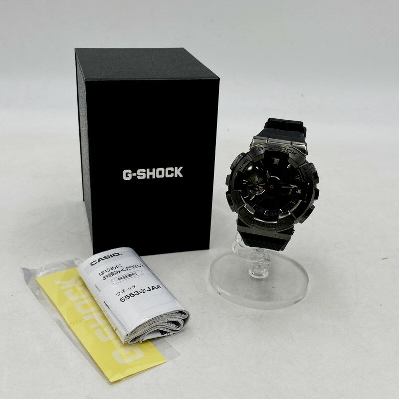 【中古】【メンズ】 G-SHOCK ジーショック GM-110BB-1AJF 110 SERIES タフネスウオッチ アナデジ時計 196-240514-mk-26-izu カラー：ブラック 万代Net店