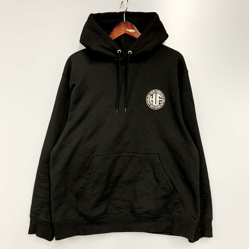 【中古】【メンズ】 HUF ハフ REGIONAL HOODIE プルオーバーパーカー スウェット フディ トップス 142-240524-mk-60-izu サイズ：XL カラー：ブラック 万代Net店