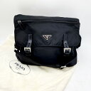楽天スーパーSALE 10%OFF〜【中古】【メンズ/レディース】 PRADA プラダ VELA NYLON MESSENGER BAG ナイロン メッセンジャーバッグ カバン 鞄 180-240809-mm-02-izu 万代Net店(4)