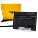 楽天スーパーSALE 10%OFF〜【中古品】【メンズ/レディース】 FENDI フェンディ 7M0164 AG0L カードケース レザー 183-240818-as-19-izu カラー:ブラック 万代Net店(4)