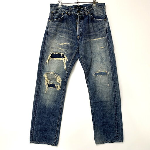【中古】【メンズ】 Johnbull ジョンブル DAMAGE DENIM PANTS 61-0102-01 ダメージデニム ジーンズ ボトムス 158-240915-mk-13-izu サイズ:M カラー:ライト 万代Net店 【中古】【メンズ】 Johnbull ジョンブル DAMAGE DENIM PANTS 61-0102-01 ダメージデニム ジーンズ ボトムス 158-240915-mk-13-izu サイズ:M カラー:ライト 万代Net店