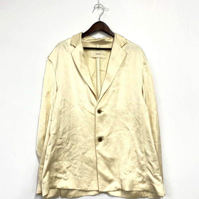 【中古】【レディース】 TODAYFUL SATIN OVER JACKET 12410103 トゥデイフル サテンオーバージャケット アウター 168-241002-as-05-izu サイズ：38 カラー：クリーム系 万代Net店のサムネイル