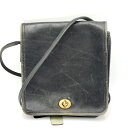 【中古】【メンズ/レディース】 OLD COACH LEATHER SHOULDER BAG 233 オールドコーチ レザー ショルダーバッグ カバン 鞄 180-241004-as-47-izu カラー:ブラック 万代Net店(4)