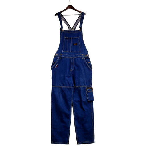 【中古品】【メンズ】 FUBU JEANS DENIM OVERALL フブジーンズ デニム オーバーオール 157-241102-as-32-izu サイズ:XXL カラー:インディゴ 万代Net店