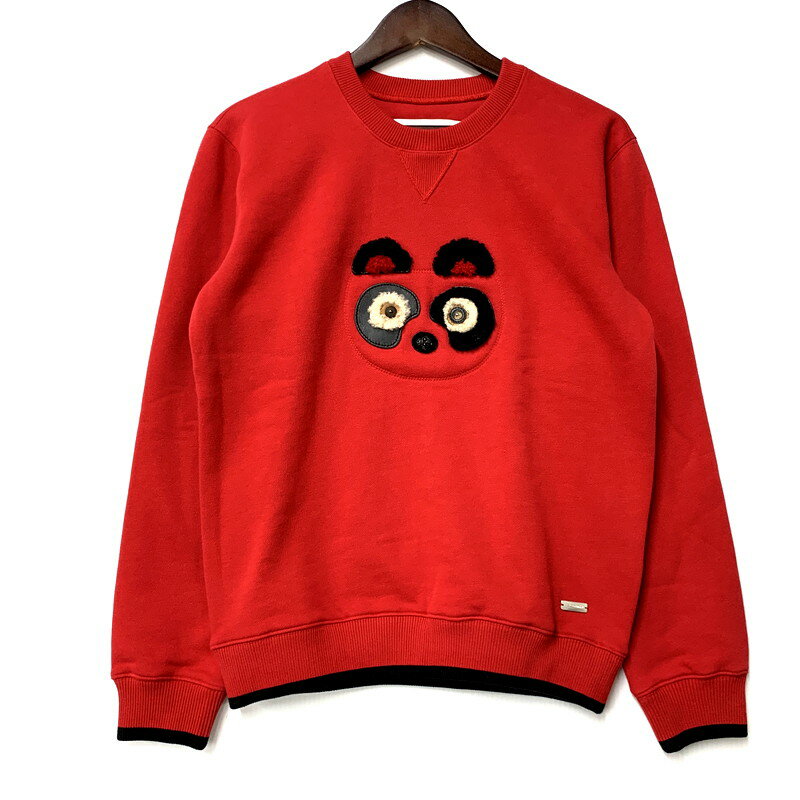 楽天スーパーSALE 30%OFF〜【中古美品】【メンズ】 COACH コーチ BEAR SWEATSHIRT F24089 ベア スウェットシャツ トレーナー 長袖 トップス 141-241111-as-13-izu サイズ:XS カラー:レッド 万代Net店