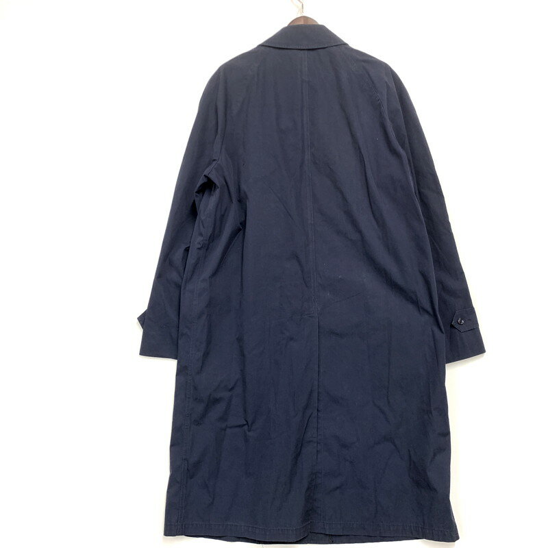 【中古品】【メンズ】 LONDON FOG ロンドンフォグ 80S SOUTIEN COLLAR COAT ステンカラーコート USA製 アウター 146-241112-as-31-izu サイズ：42 カラー：ネイビー 万代Net店
