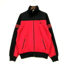 【中古品】【メンズ】 adidas アディダス 70-80S TRACK JACKET トラックジャケット デサント期 西ドイツ製 ジャージ ロゴ 刺繍 ライト...