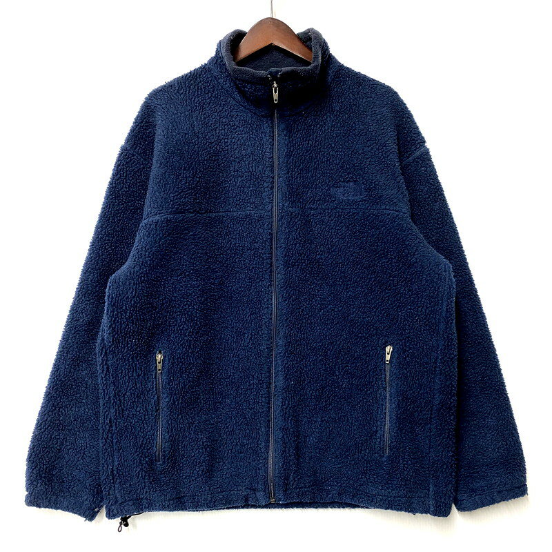 【中古品】【メンズ】 THE NORTH FACE ザ・ノースフェイス FLEECE JACKET NA46005 フリースジャケット アウター 144-241219-as-30-izu サイズ:LL カラー:ネイビー 万代Net店