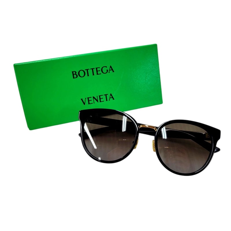 【中古品】【メンズ/レディース】 BOTTEGAVENETA ボッテガヴェネタ SUNGLASSES BV1081SK サングラス 183-241229-as-22-izu サイズ:55口20-145 カラー:ブラック 万代Net店