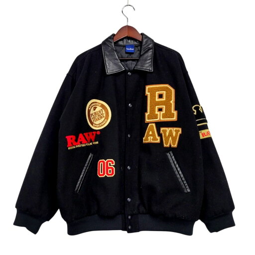 【中古品】【メンズ】 INTERBREED インターブリード × RAW ロウ VARSITY JACKET バーシティ ジャケット アウター 142-250109-as-32-izu サイズ:XL カラー:ブラック 万代Net店 【中古品】【メンズ】 INTERBREED インターブリード × RAW ロウ VARSITY JACKET バーシティ ジャケット アウター 142-250109-as-32-izu サイズ:XL カラー:ブラック 万代Net店