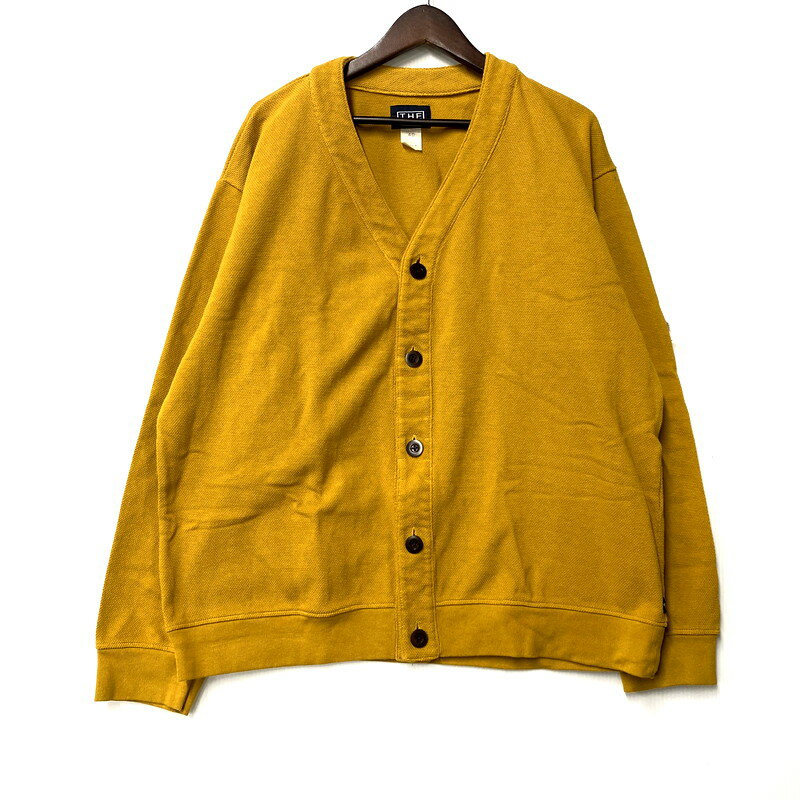 【中古品】【メンズ】 THE FABRIC CUT CARDIGAN ザ・ファブリック カーディガン トップス 142-250120-ay-21-izu サイズ:L カラー:マスタード 万代Net店